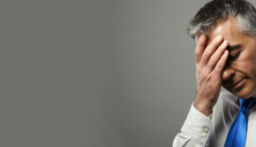 Stressed businessman