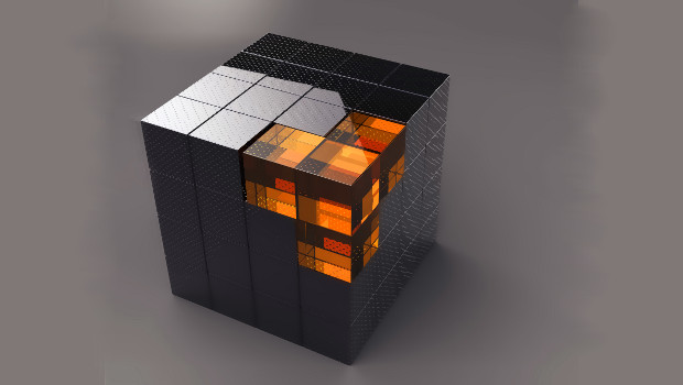 Dark rubik cube