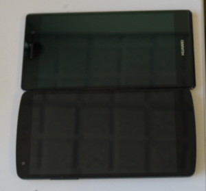 The display bezel is tiny emphasising the full 127mm screen on the P7. (Image: Mediateam)