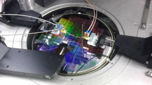 IBM's grpahene wafer. Source: IBM