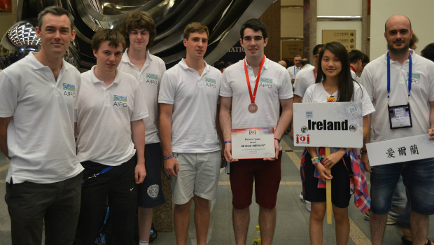 Team Ireland at IOI in Taipei