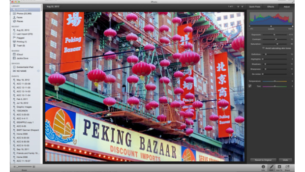iPhoto screenshot