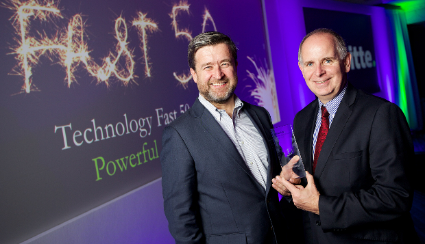 Pictured: Paul Prendergast, Inhance Technologies and Brendan Jennings, Deloitte