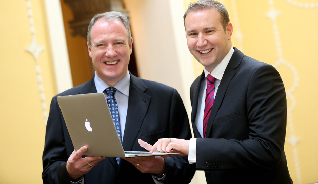 Enda Kyne and Typetec CEO Paul Dooley