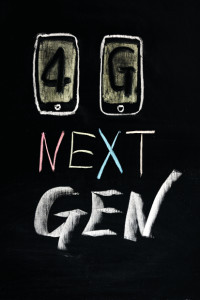Chalk drawing - 4G, next generation mobile technology