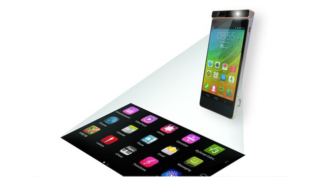 Lenovo projected smartphone concept