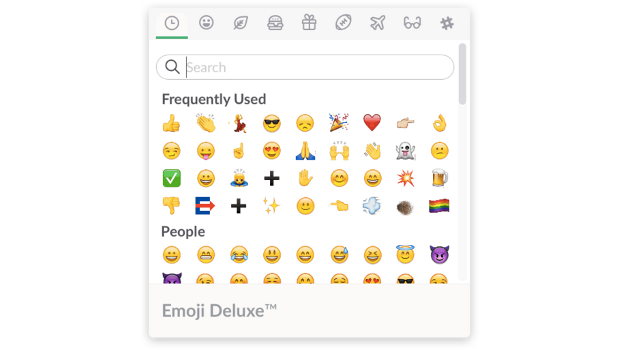 Slack's revamped emoji picker