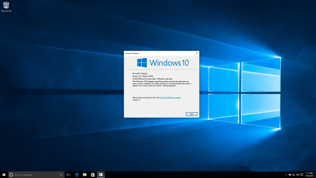 Windows 10 start menu