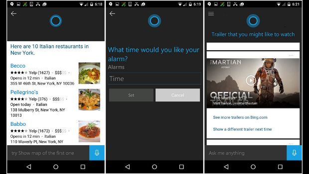 Cortana on Android