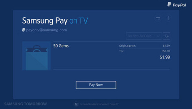 Samsung Pay TV