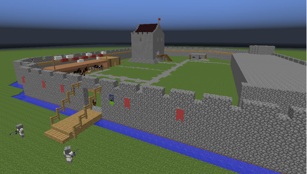 Athenry Castle in Minecraft