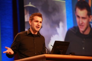 Max Schrems speaks at the Data Protection Conference
