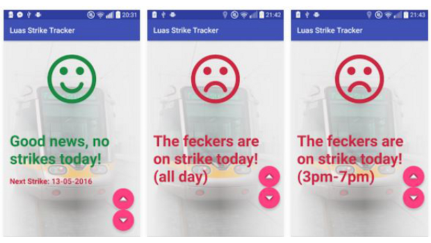 Luas Strike App