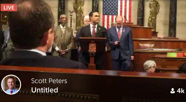 House gun control Periscope feed