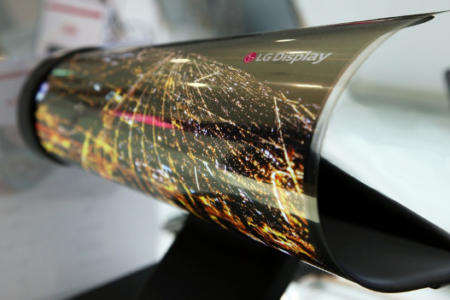 LG foldable screen