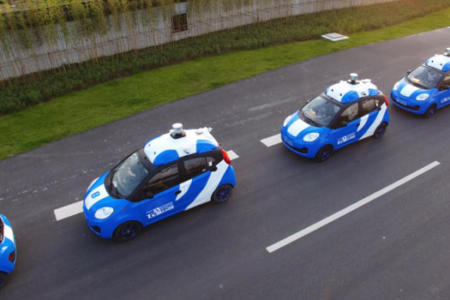 Baidu autonomous cars