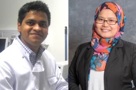 Dr Dilip Thomas and Dr Isma Liza Mohd Isa