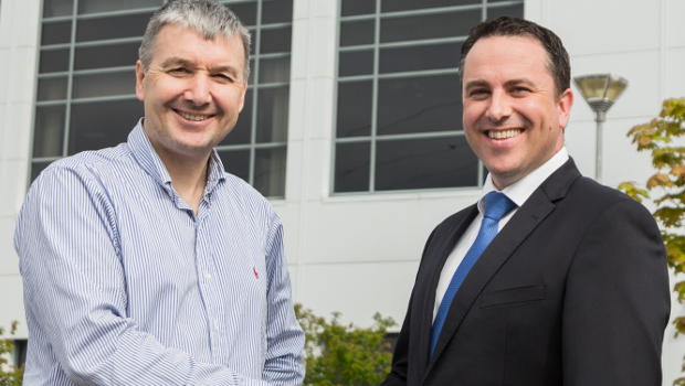 Ian Brennan, Laya Healthcare and Lorcan Cunningham, Savenet SolutionsIan Brennan, Laya Healthcare and Lorcan Cunningham, Savenet Solutions