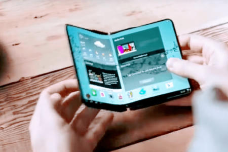 Samsung foldable smartphone