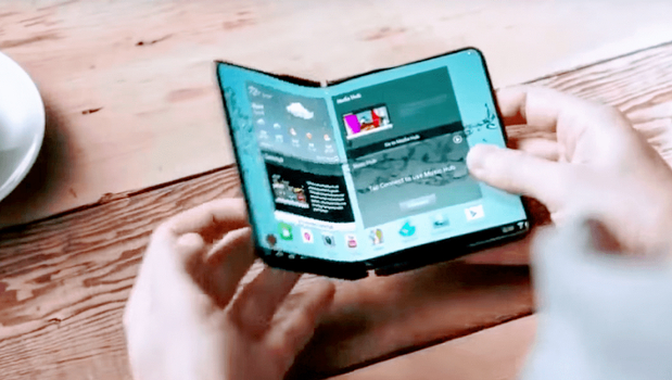 Samsung foldable smartphone