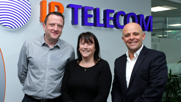 Brian Chamberlain, Shena Brien and Anthony Tattan, IP Telecom