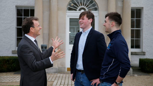 Tom Flanagan, UCD; Shane Curran, Evervault; and Mark Nealon, myStudyPal