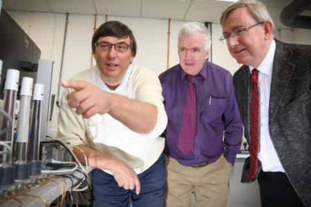 Prof Piet Lens, Prof Walter Gear, and Prof Ciaran O hOgartaigh, NUI Galway