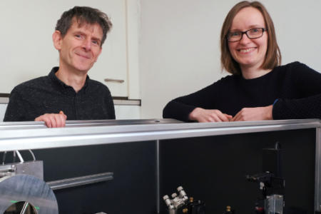 Dr Nicholas Devaney and Dr Fiona Kenny, School of Physics, NUI Galway