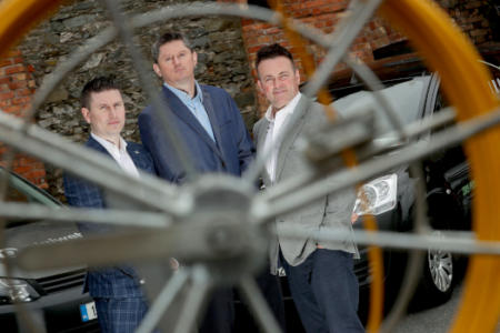 Brendan McGahon, and Artur Klimkowski, Digiweb, with Ronan Whelan, Siro