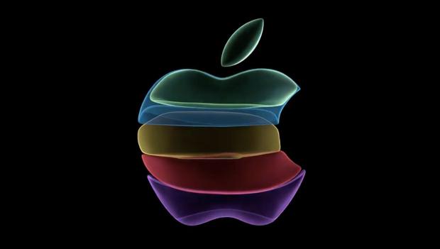 Apple logo on Black