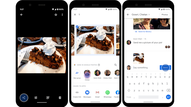 Google Photos Messenger