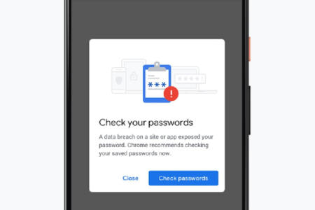 Google Chrome password warnings
