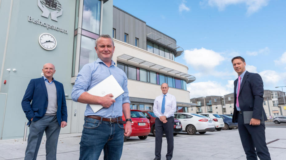 Raymund O'Connor, Bishopstown Credit Union; Declan Colfer, Wellington IT; Danny O'Donoghue and Philip Hosford, Bishopstown Credit Union