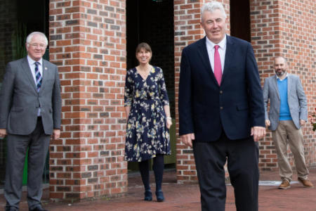 Dr Barry O’Connor and Dr Donna O’Shea, CIT;, Bob Savage, Dell Technologies and Chair of CIT’s Governing Body; and Dr Sean McSweeney, CIT