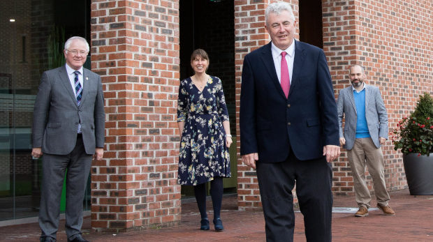 Dr Barry O’Connor and Dr Donna O’Shea, CIT;, Bob Savage, Dell Technologies and Chair of CIT’s Governing Body; and Dr Sean McSweeney, CIT