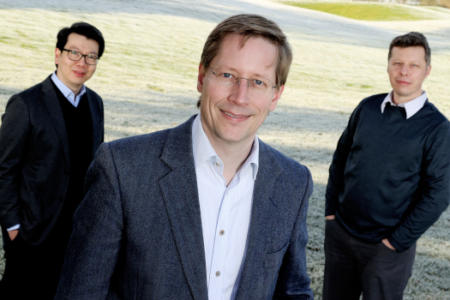 Dr Lester Ho, Dr Holger Claussen and Dr Senad Bulja, Tyndall National Institute