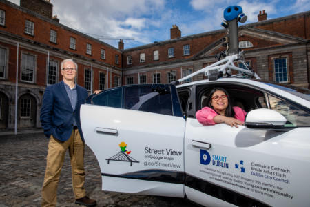 Lord Mayor of Dublin Hazel Chu with Paddy Flynn, Google