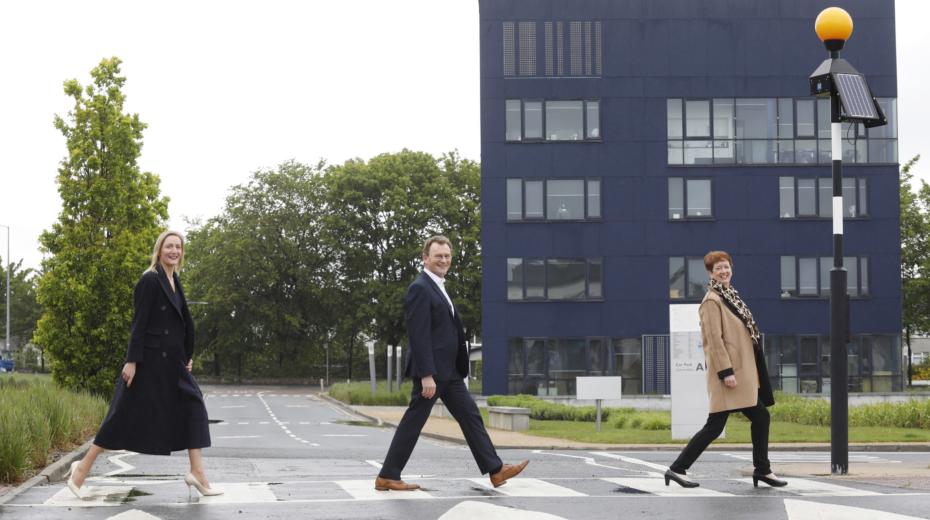 Ann Marie Phelan, IADT Media Cube; Tom Flanagan, NovaUCD; Paula Carroll, New Frontiers, Enterprise Ireland