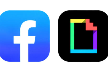 Facebook and Giphy logos