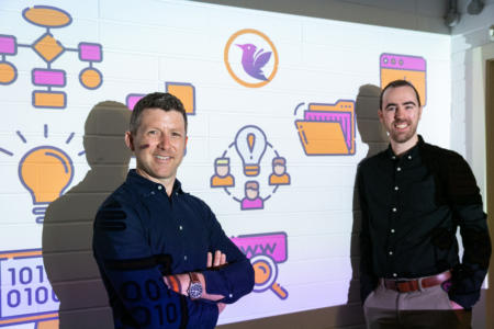 Gavin Molloy and Diarmuid O'Muirgheasa, Olus Education (Image: Shane O'Neill, Coalesce)