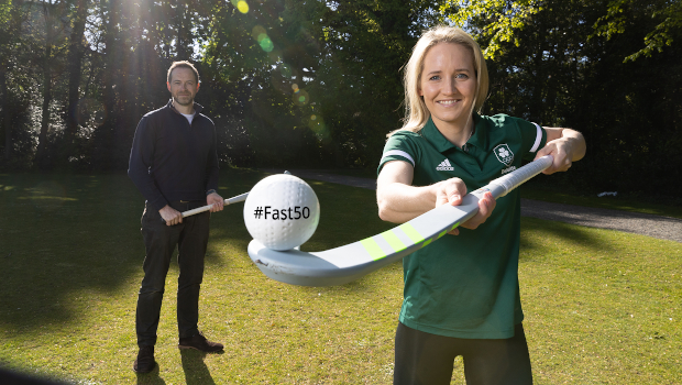 David Shanahan, Deloitte with Irish Olympian Nicci Daly