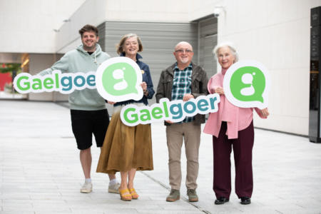 Luke Middleton, Nóirín Ní Bhraoin, Sean Middleton and Siobhán Ní Fhoghlú