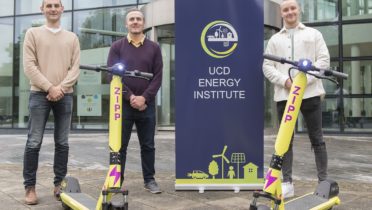Prof Andrew Keane and Dr Paul Cuffe, UCD Energy Institute and Charlie Gleeson, Zipp Mobility