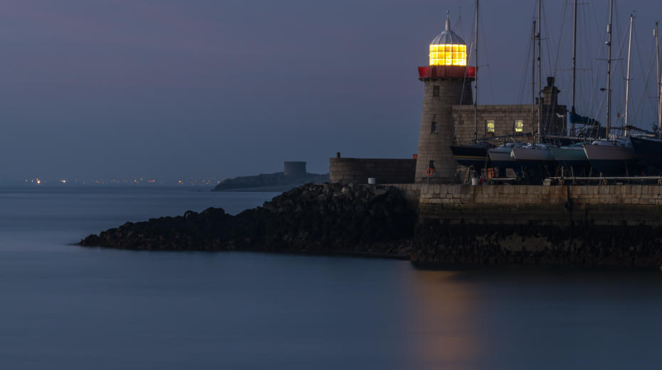 Howth Harbour Lighthouse by Jonathan Baker