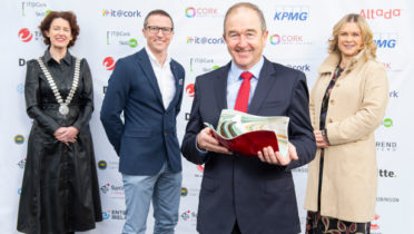 Cork County Mayor Gillian Coughlan; Denis Canty, Altada; Paul Hourican from PFH; and Gillian Bergin it@cork