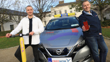 Charlie Gleeson, Zipp Mobility, and Niall Carson, Free Now Ireland