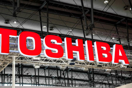 Toshiba sign