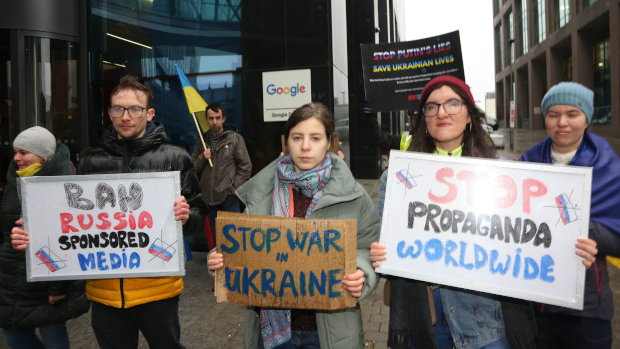 Facebook Ukraine protest