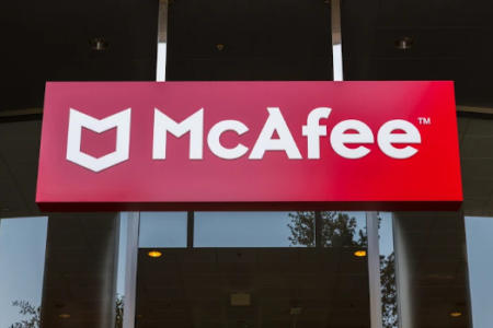 McAfee sign