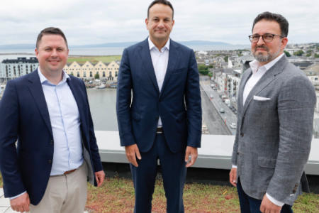 Ruairí Conroy, Diligent, Tanaiste Leo Varadkar and Brian Stafford, Diligent